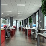 Office Suspended Ceiling Lighting